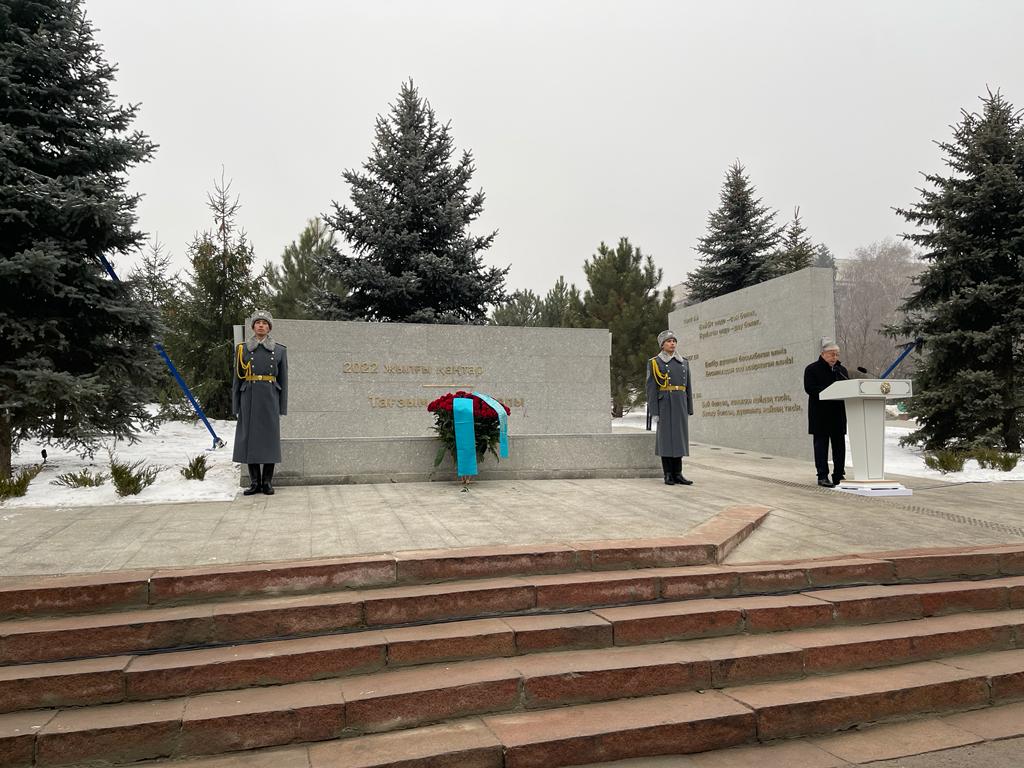 Мемориал памяти жертв январских событий в Алматы