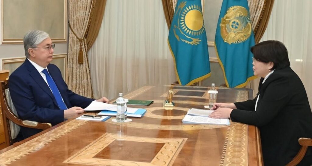 Президент Казахстана Токаев принял председателя Конституционного суда Азимову