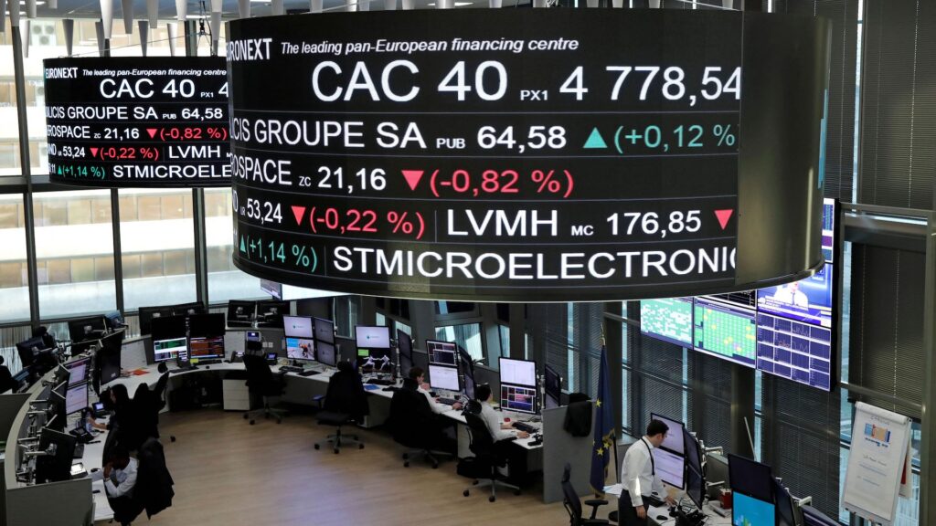 Французский индекс CAC 40 достиг исторической отметки в 7500 пунктов, европейские рынки закрываются ростом