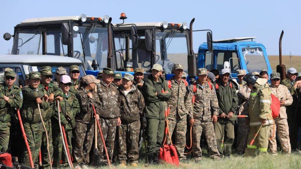 Специалисты оценили вероятность распространения пожара на Павлодарскую область