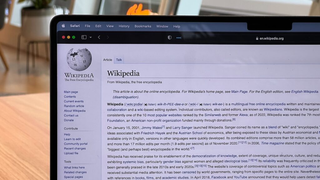 Сбои Wikipedia произошли в некоторых странах