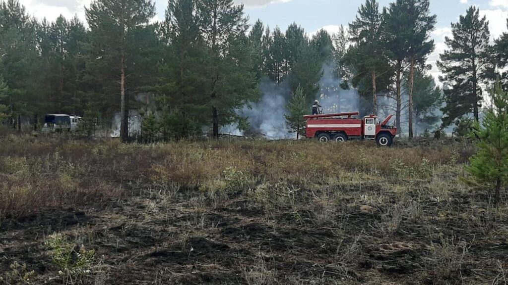 В «Семей орманы» произошел еще один пожар