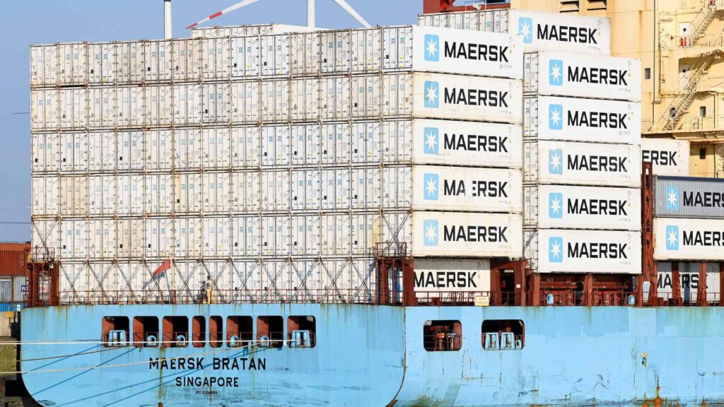 Прибыль A.P. Moller-Maersk A/S снизилась в 4,1 раза в первом полугодии 2023 года