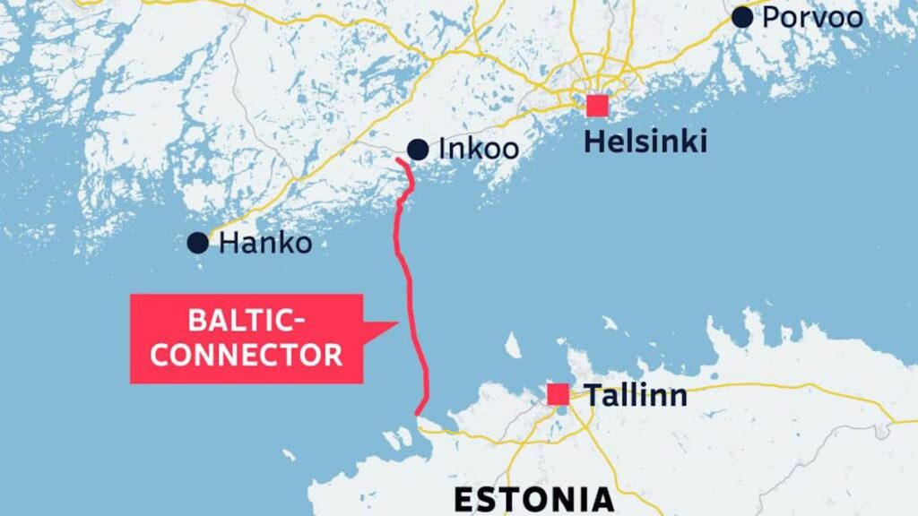 Обнаружены посторонние следы на дне газопровода Balticconnector