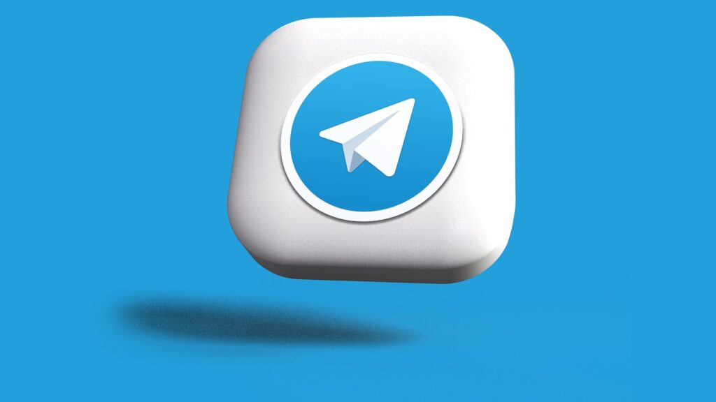 Игрушечный логотип Telegram