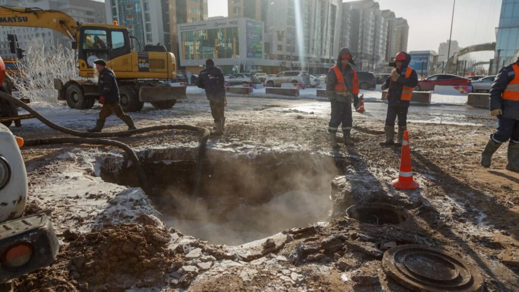 В 7 городах Казахстана начали строительство канализационно-очистных сооружений