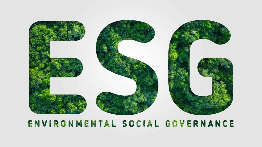 Надпись ESG