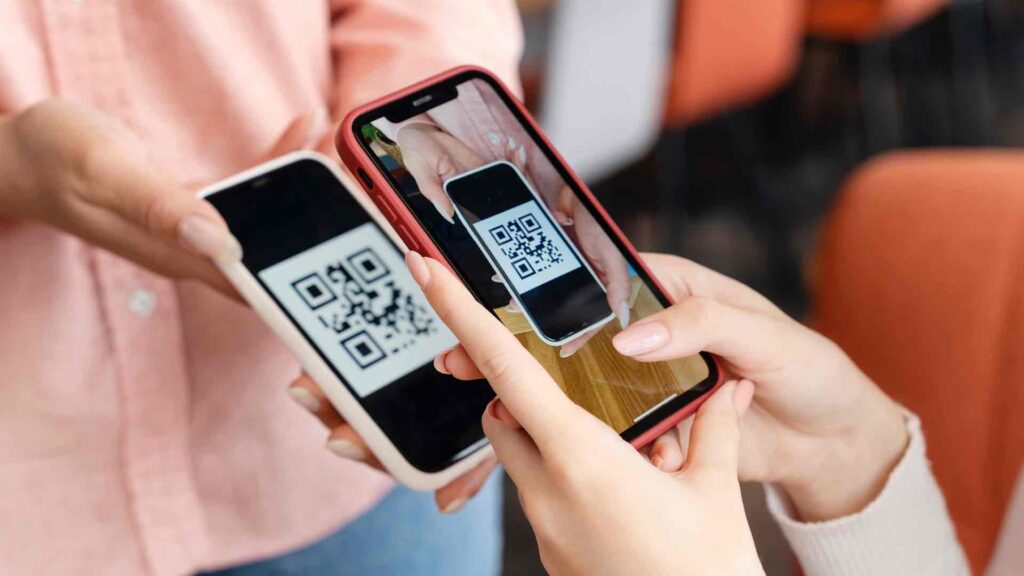 QR коды на смартфонах