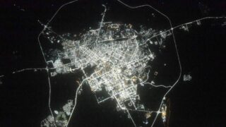 Космонавты МКС сделали снимки ночной Астаны