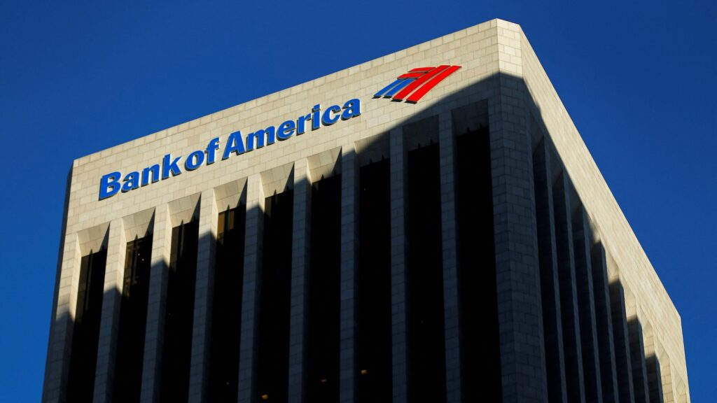 За IV квартал Bank of America сократил свою чистую прибыль вдвое