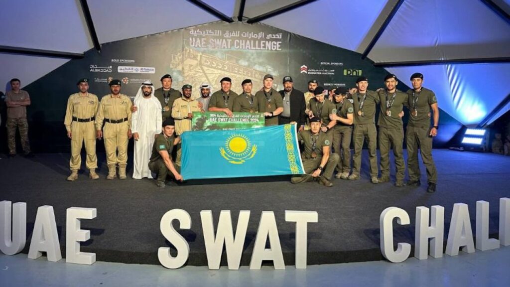 Команда спецназа из Казахстана завоевала бронзу в Дубае на SWAT Challenge 2024