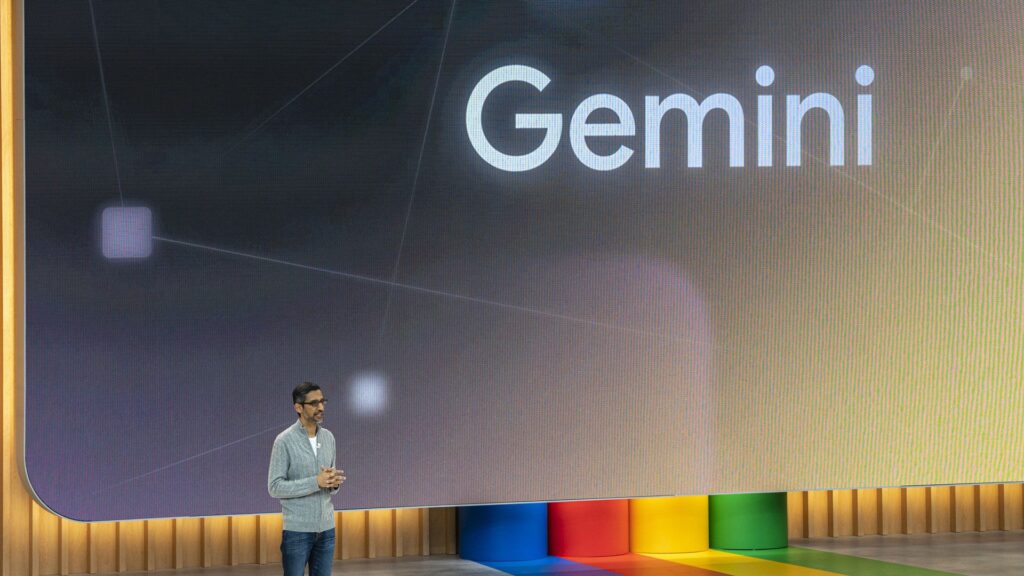 Презентация Google чат-бота Gemini
