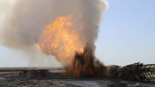 Штраф в 350 млн тенге наложили на «Бузачи Нефть» за пожар на месторождении