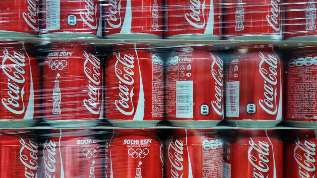 В конце прошло года выручка Coca-Cola выросла на 7 процентов