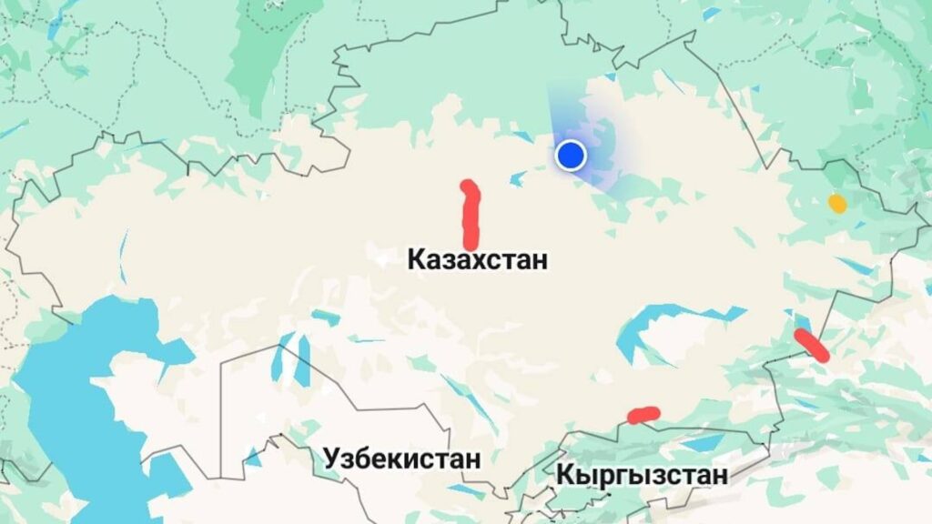 Введены ограничения на дорогах в четырёх областях Казахстана