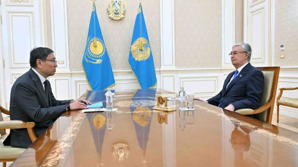 Встреча Касым-Жомарта Токаева и Ерболата Досаева в Алматы 21 марта 2024 года