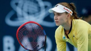Елена Рыбакина вынуждена отказаться от участия в турнире WTA 1000 из-за проблем со здоровьем