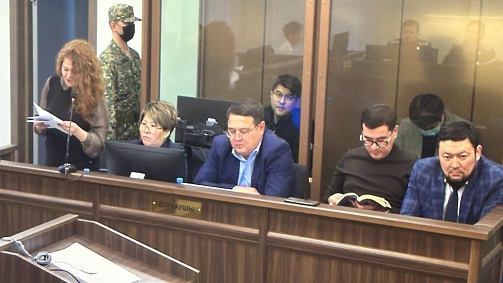 Заседание суда по делу Бишимбаева