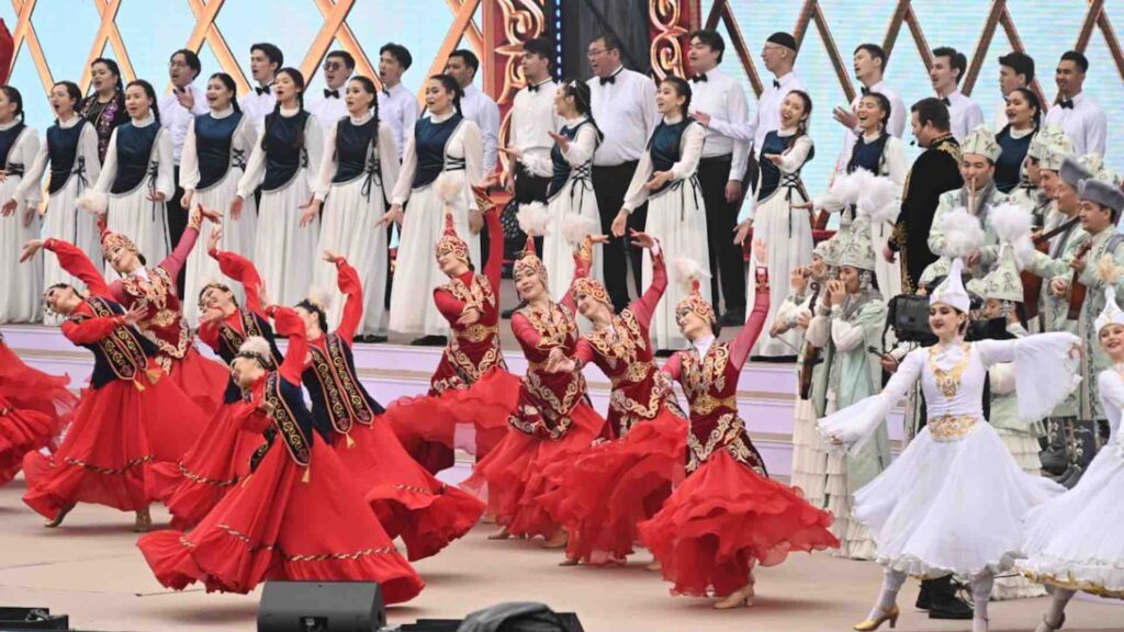 Празднование Наурыза в Алматы в 2024 году