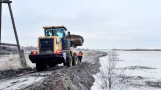 Паводковые воды накапливаются в водохранилищах Карагандинской области по расписанию