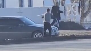 Перестрелка в Карагандинской области попала на видео