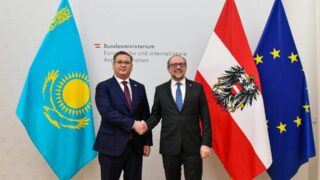Прошли переговоры глав МИД Казахстана и Австрии