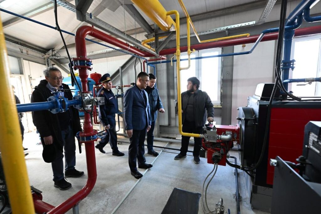 Открытие пожарного депо в Алматы