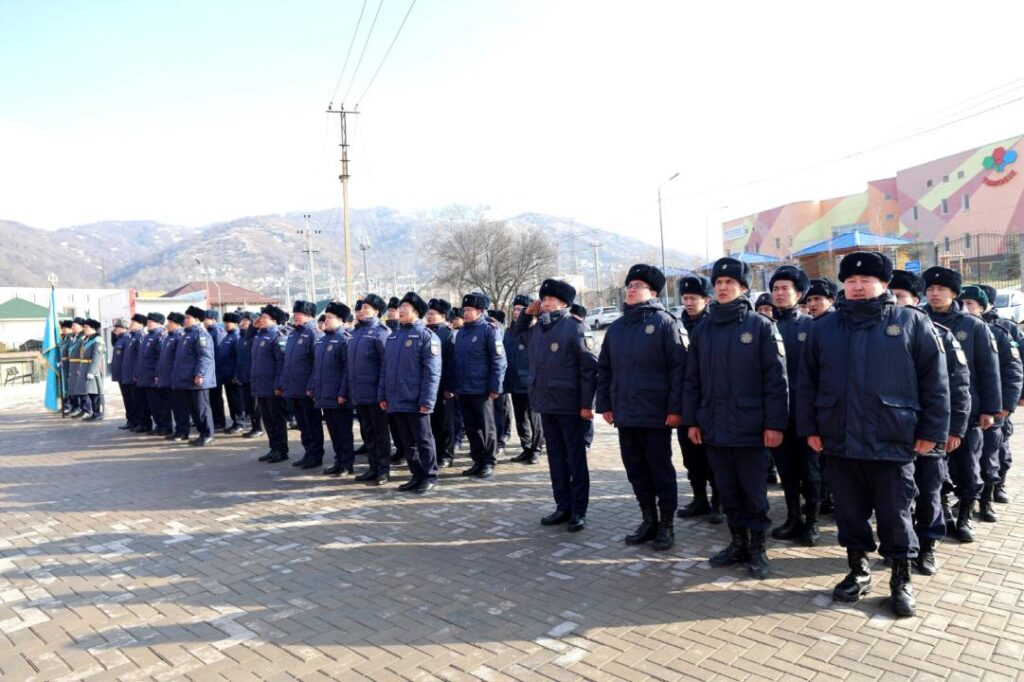 Открытие пожарного депо в Алматы