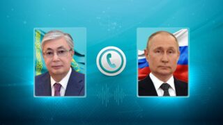 Касым-Жомарт Токаев и Владимир Путин провели телефонный разговор