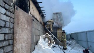 В Акомлинской области потушили пожар в частном доме