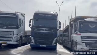 В Алматинскую область незаконно ввезли десятки грузовиков и прицепов с ущербом в 385 млн тенге