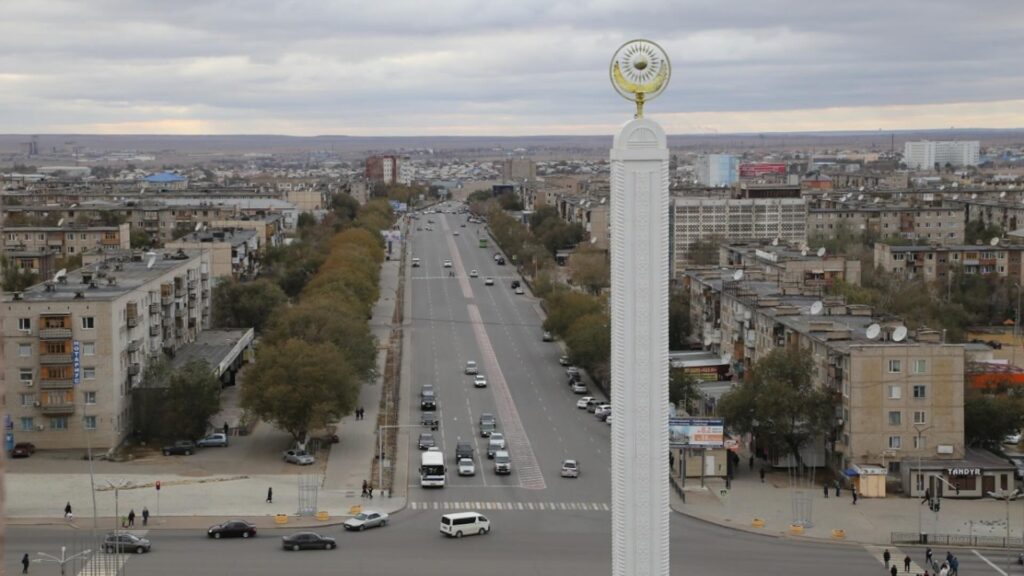 Вид на Жезказган