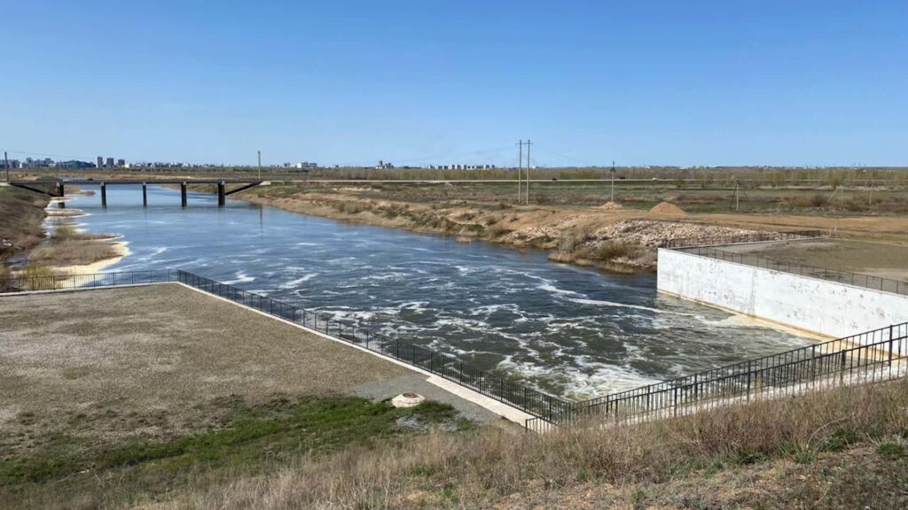 Водохранилище в Казахстане