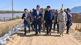 Ситуация в западной части Казахстана сложная вследствие спуска водных масс с территории РФ