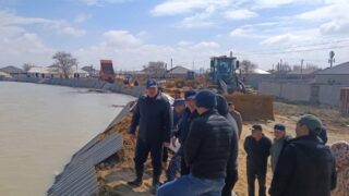 Олжас Бектенов проверил ситуацию с паводками в СКО