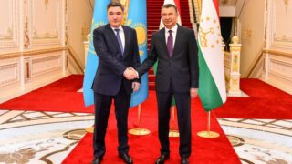 Олжас Бектенов в Душанбе провел переговоры с главой Правительства Таджикистана