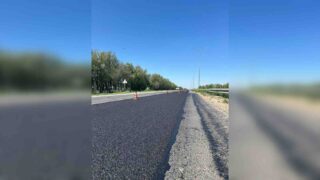 Ремонт на автодороге Самара-Шымкент в Туркестанской области почти завершен