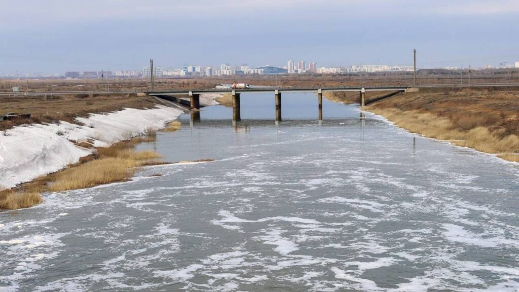 Вячеславское водохранилище в Астане