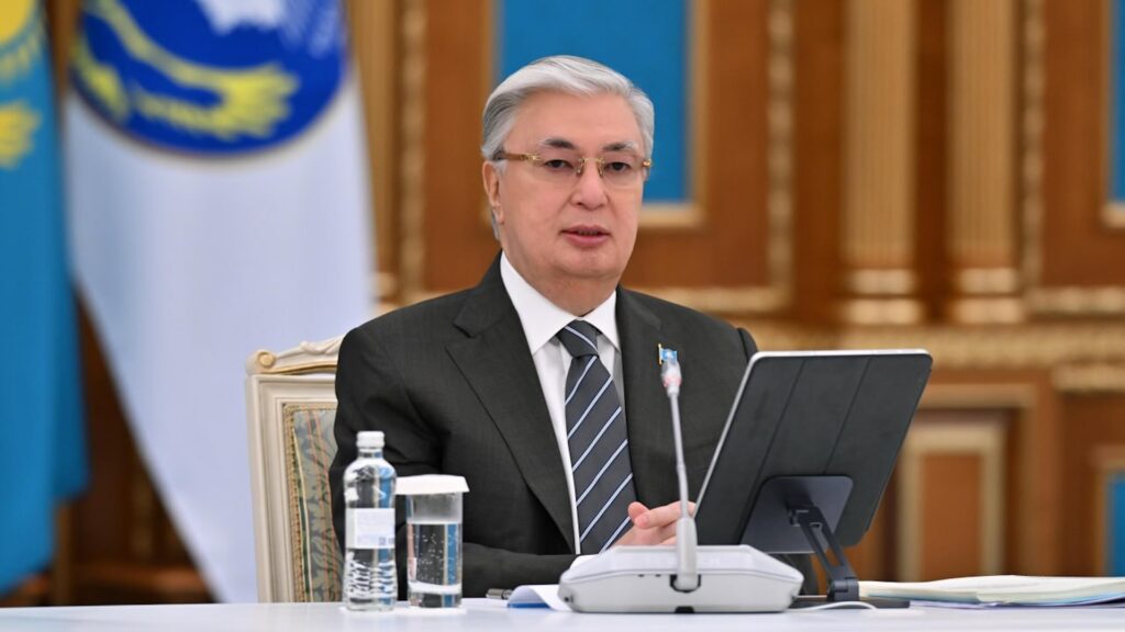 Токаев говорит о паводках на Ассамблеи народов Казахстана