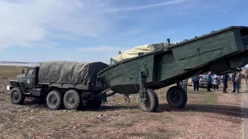 В одном из районов Акмолинской области установлена паромная переправа