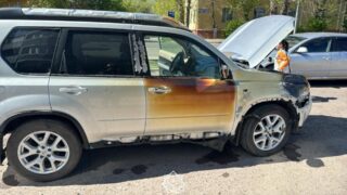 Два загоревшихся авто потушили в Караганде