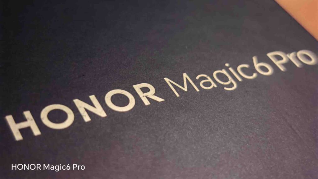 Надпись на коробке HONOR Magic6 Pro