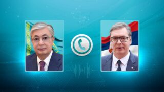 Главы Казахстана и Сербии провели телефонный разговор