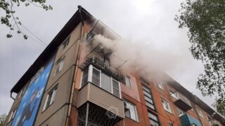 Пожар произошел в квартире в Усть-Каменогорске