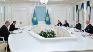 Президент Казахстана Касым-Жомарт Токаев встретился с главой МИД Туркменистана Рашидом Мередовым