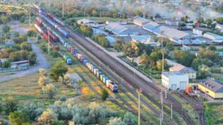 В объезд Алматы идет строительство железной дороги