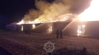 В Семее огнеборцы потушили крупный пожар