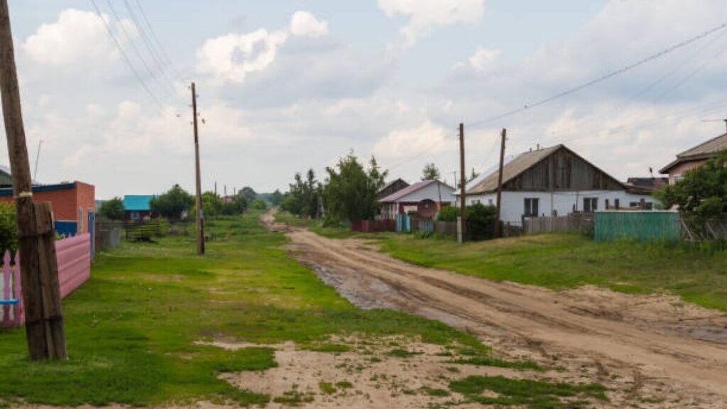 Село в Казахстане, где нет дороги
