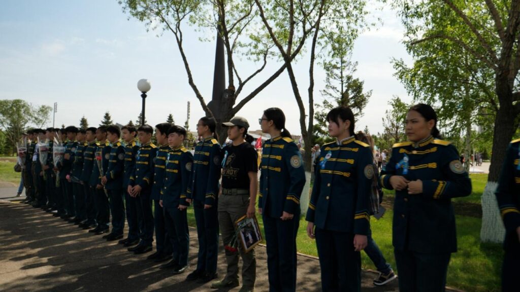 Иллюстрация — В Астане прошло мероприятие ко Дню Победы – «Бейбіт аспан астында»