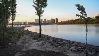 Дархан Сатыбалды ознакомился с ходом благоустройства территории водохранилища Сайран